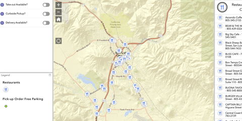 City of SLO develops Map Guide to Support Eateries
