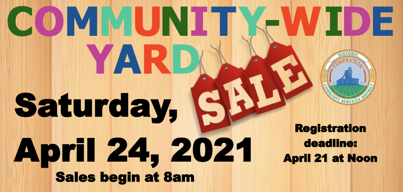 Templeton's Clutter to Cash Community Garage Sale