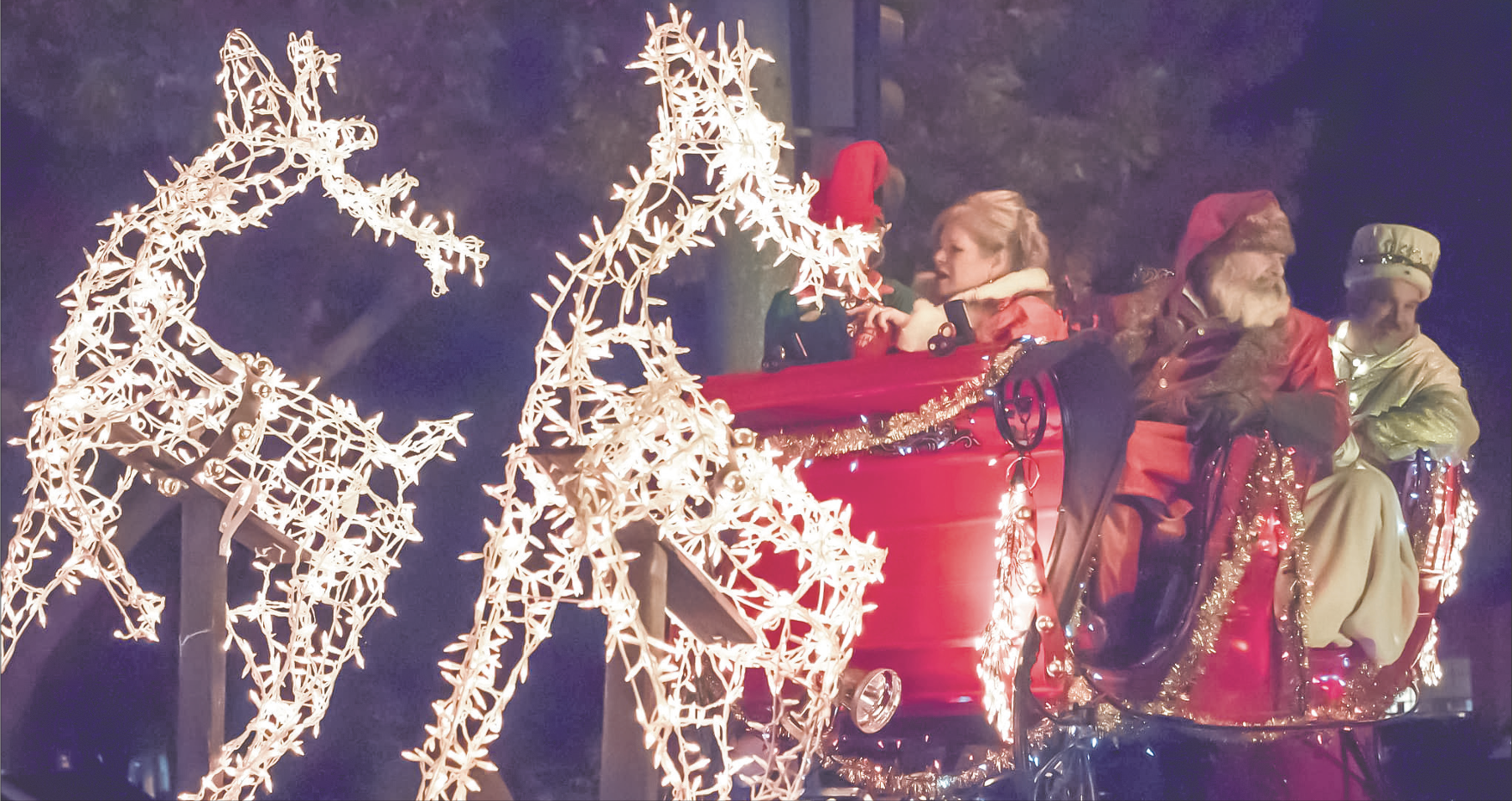 Paso Robles 60th Annual Christmas Lights Parade Welcomes Santa!