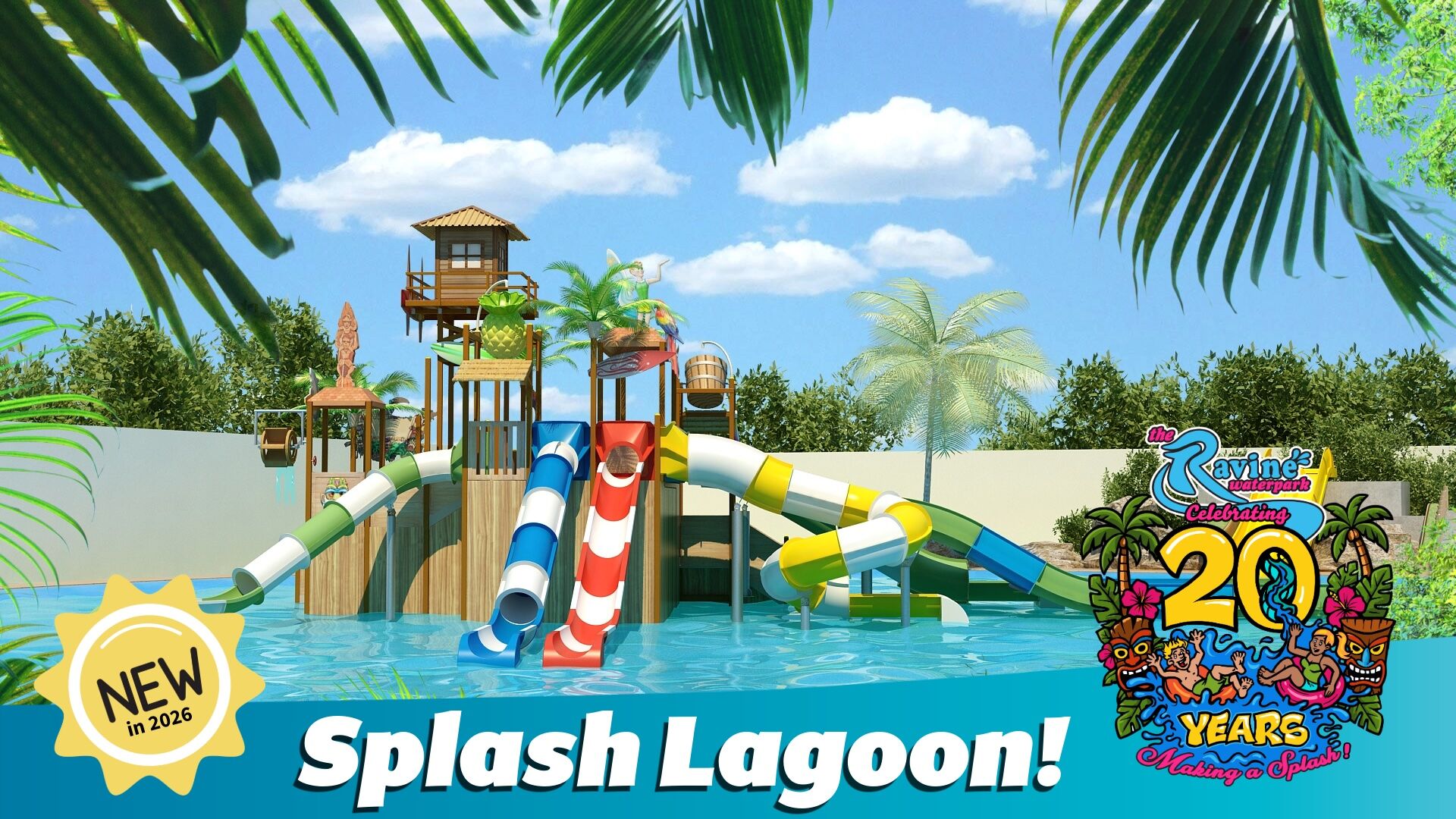 Ravine Waterpark marks 20 years with new rides, leisure pool, and exclusive anniversary pass