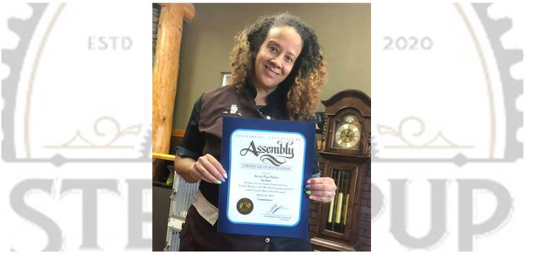 Steampup Parlor Awarded Certificate of Recognition by Assemblyman Cunningham