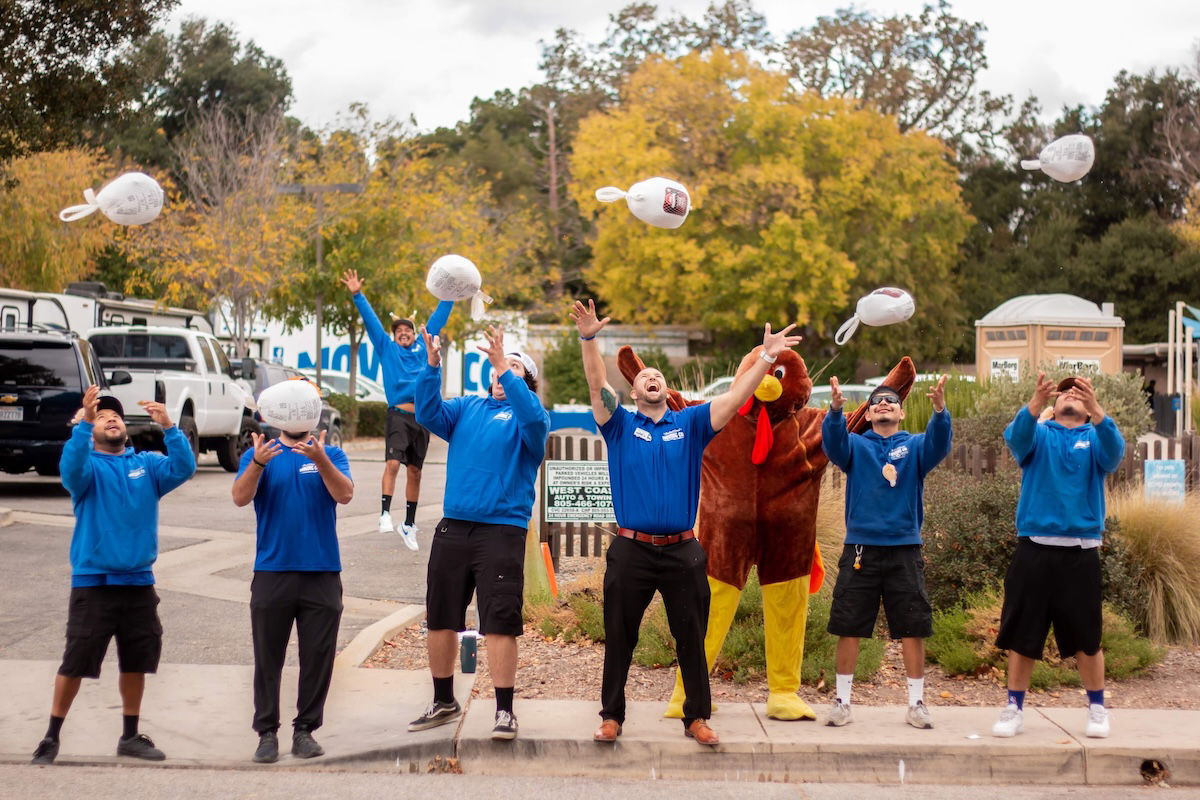 Central Coast Moving & Storage spreads holiday cheer with turkey donation drive