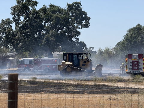 Vegetation Fire in Paso Robles 40% contained after quick response