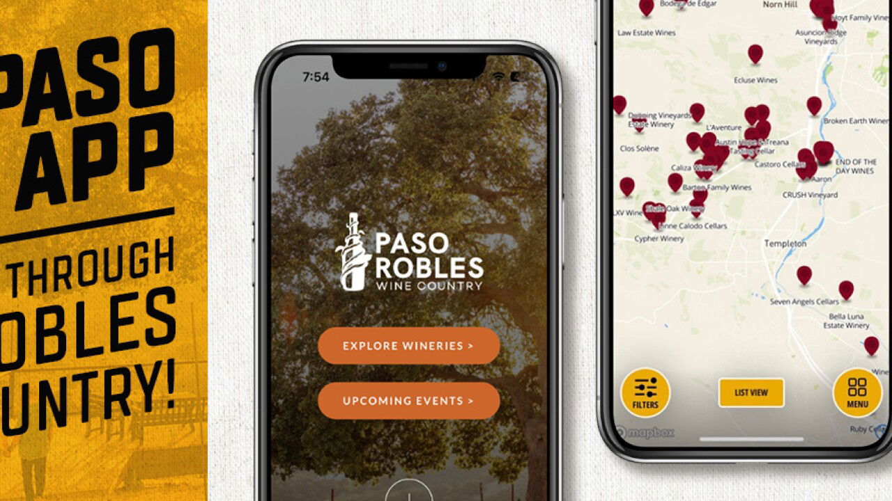 Paso Robles Wine Country launches new Paso Wine app