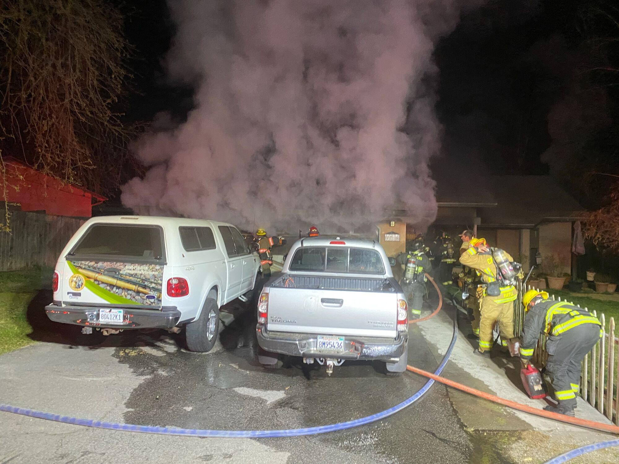 Atascadero Structure Fire on Yesal Avenue