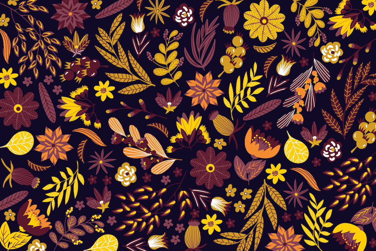 Felted blossoms for fall feels