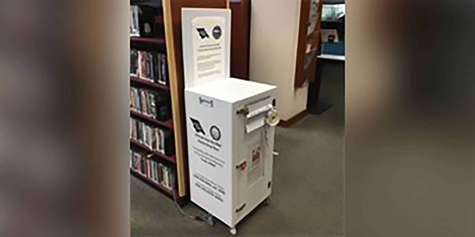Ballot Drop Box at City Library