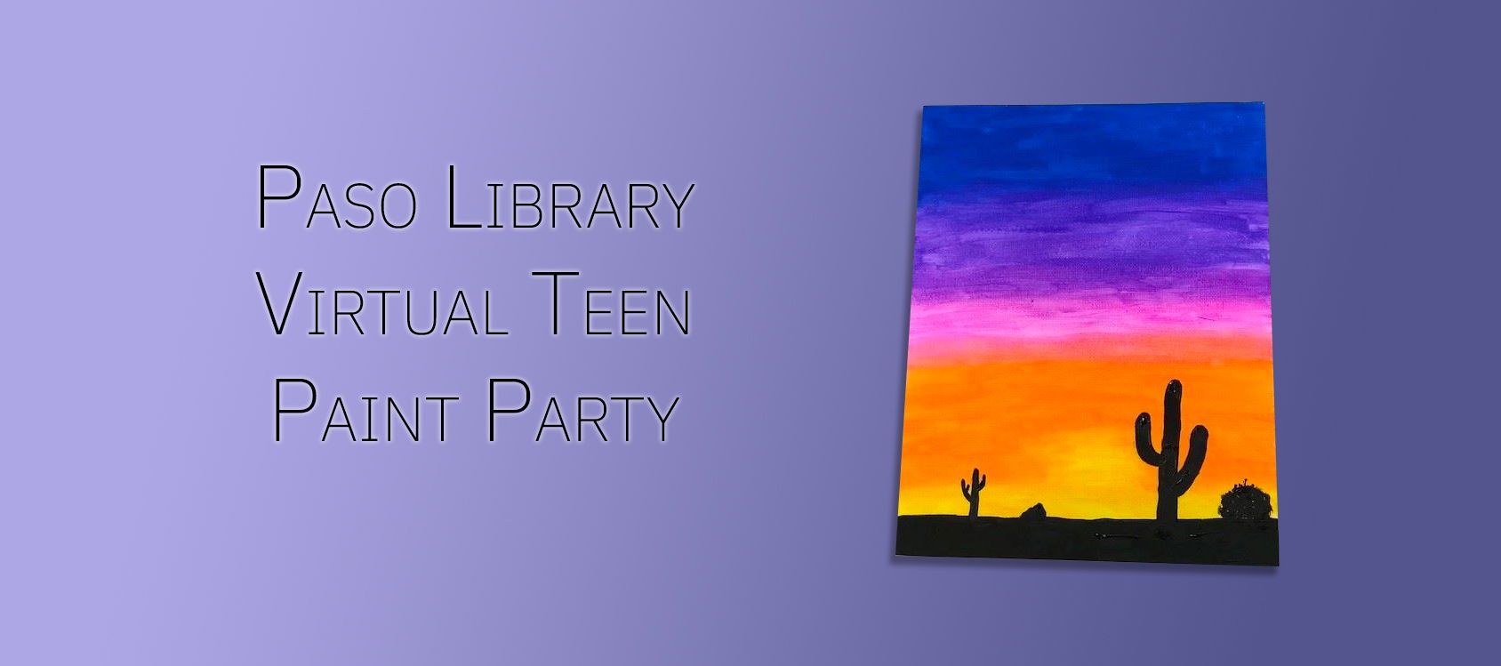 Paso Library Hosts Virtual Paint Party Just for Teens