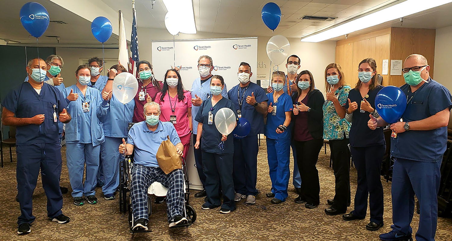 Sierra Vista Celebrates COVID-19 Patient Discharge