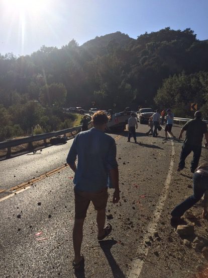 No injuries in Hwy 154 accident