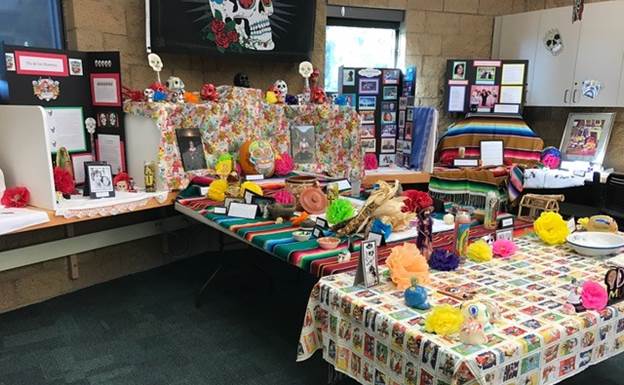 AHC celebrating Dia de los Muertos