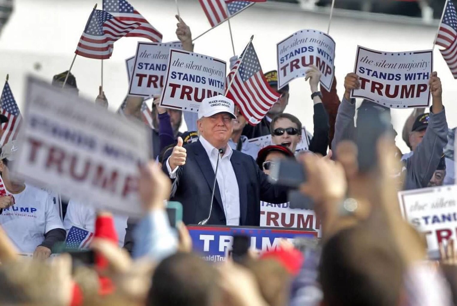 Donald Trump wins the Presidential election