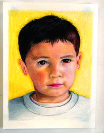 Dunn students create portraits for Colombian children