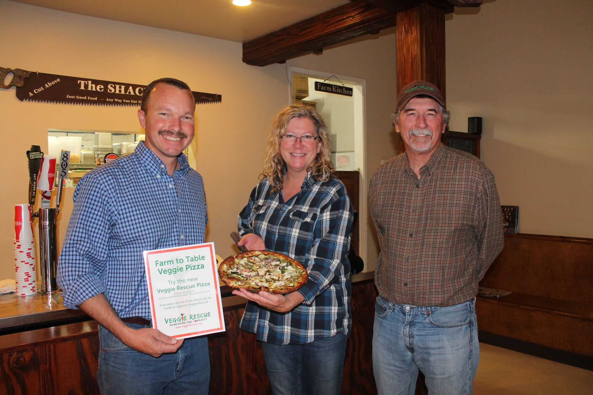 Pizza Shack teams up with Veggie Rescue