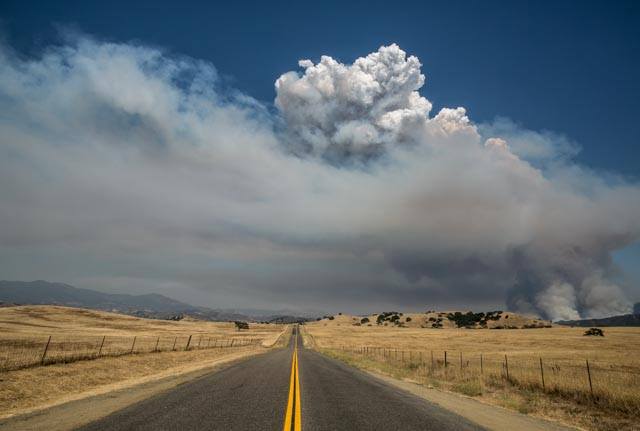 Brush fire breaks out near Camp Whittier and Lake Cachuma