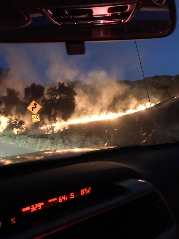 Pair of Small Fires On Foxen Canyon Road Friday Night