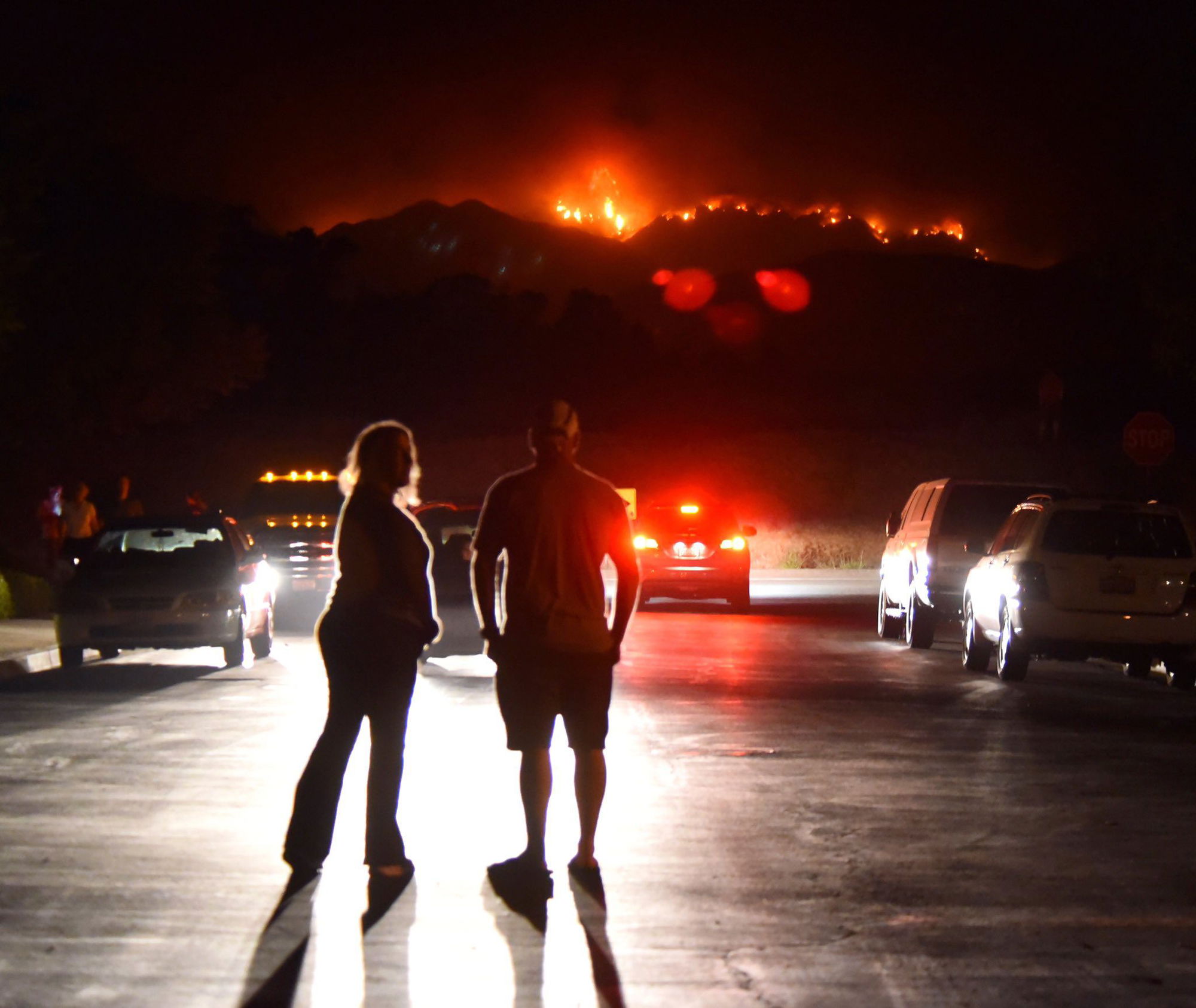 Containment for the Whittier Fire inching upwards despite increased fire activity