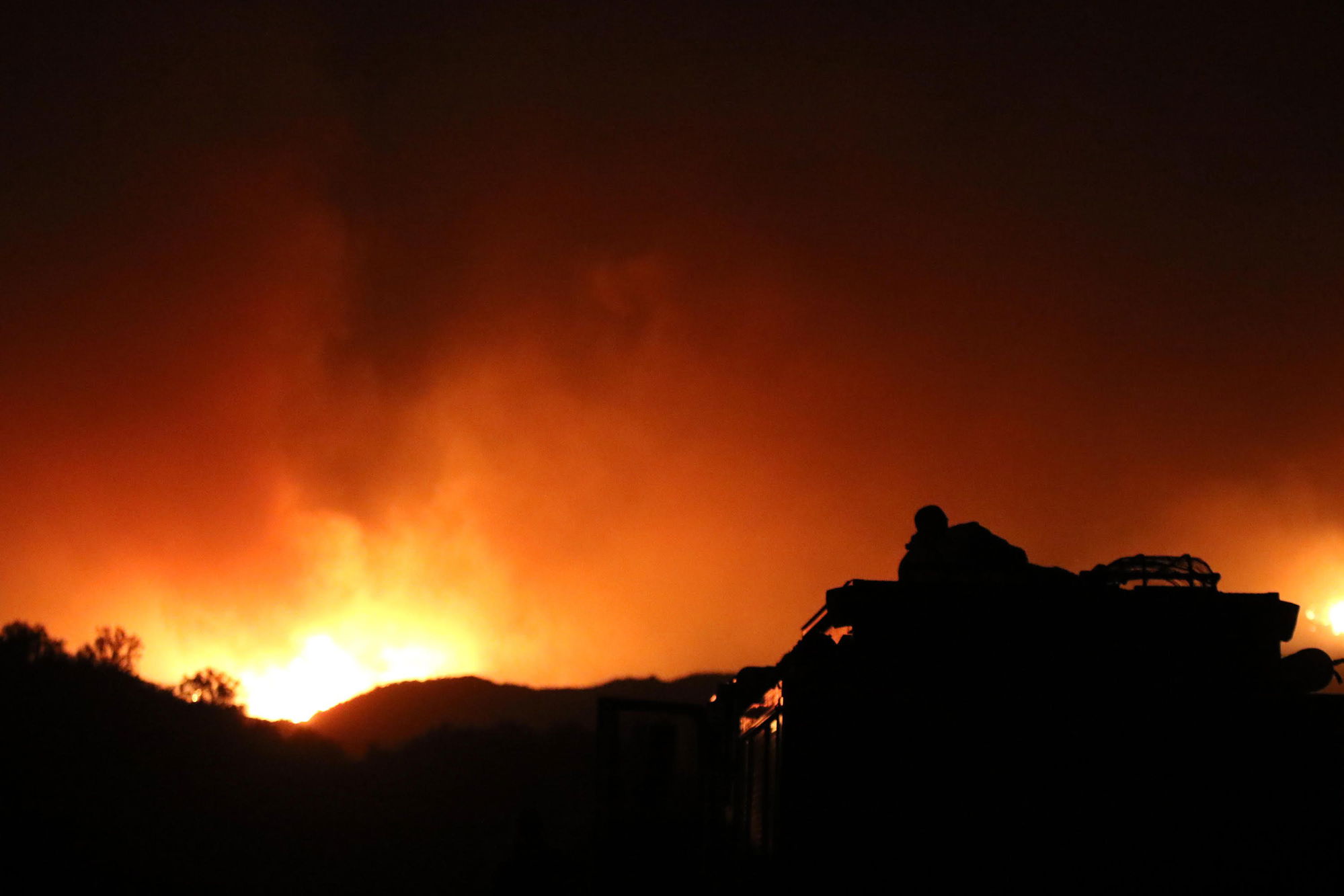 Whittier Fire containment drops as acreage increases overnight