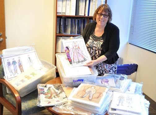 Costume designer donates 30 years of PCPA sketches