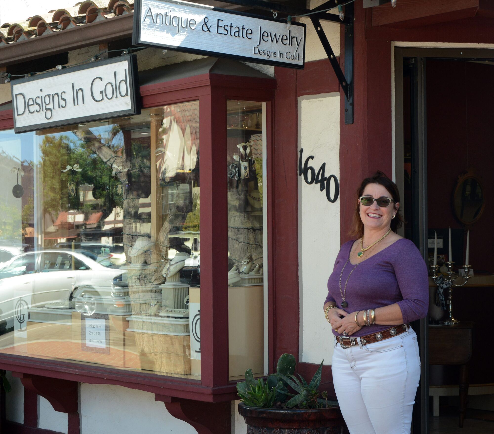 Ginger Cleland sparkles like her jewelry