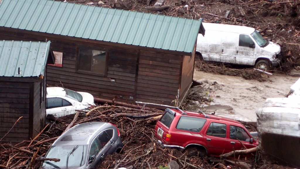 After the inferno, prepare for mud and flood