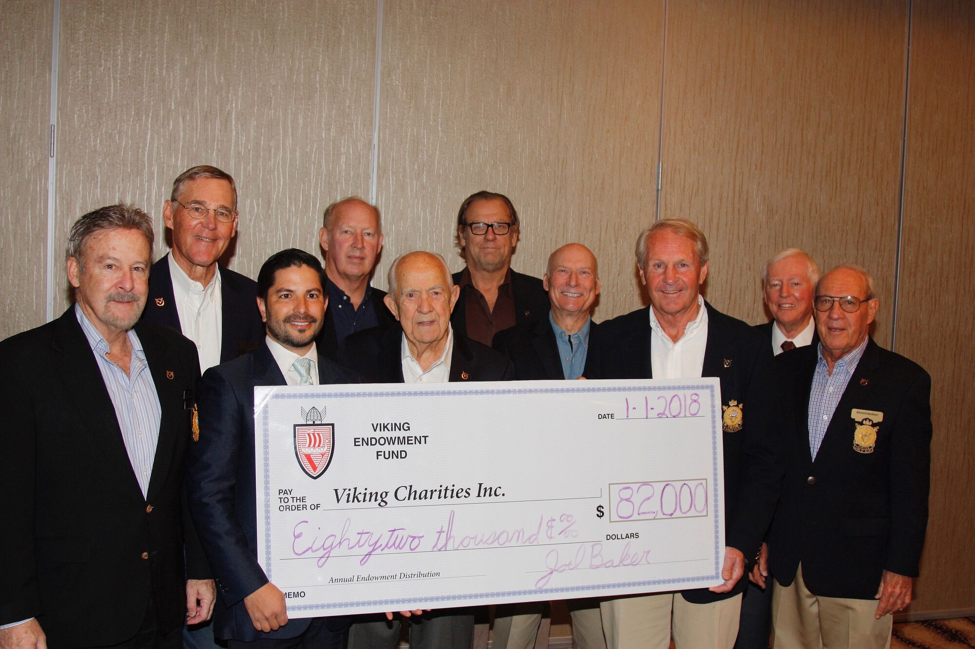 Vikings buy van, donate $25,000 this spring