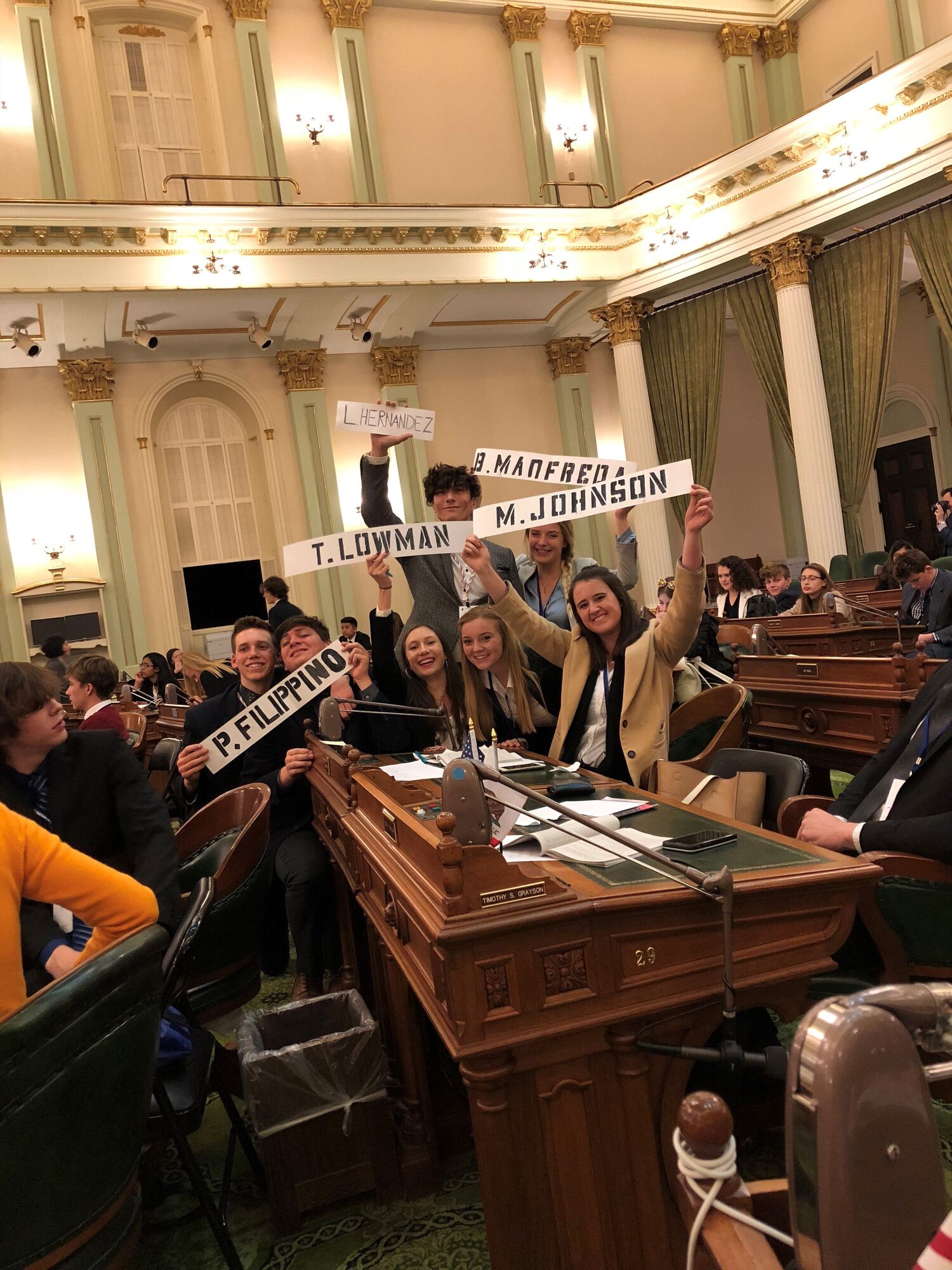 Youth & Government students get first-hand experience