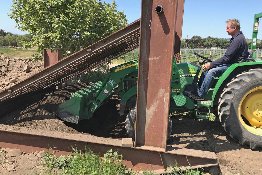 Vintner using Montecito mud to fertilize grapes