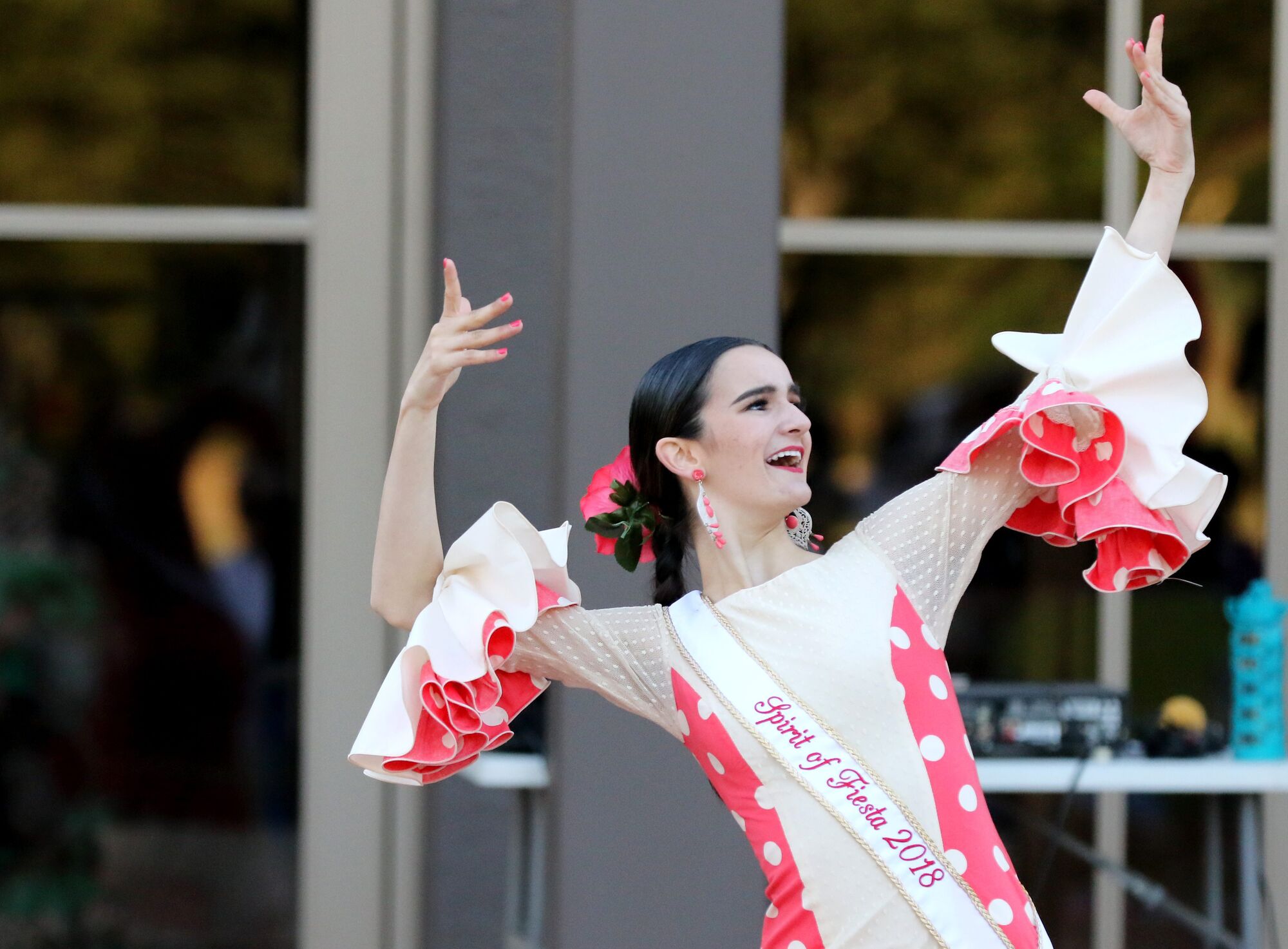 Local dancers show their spirit