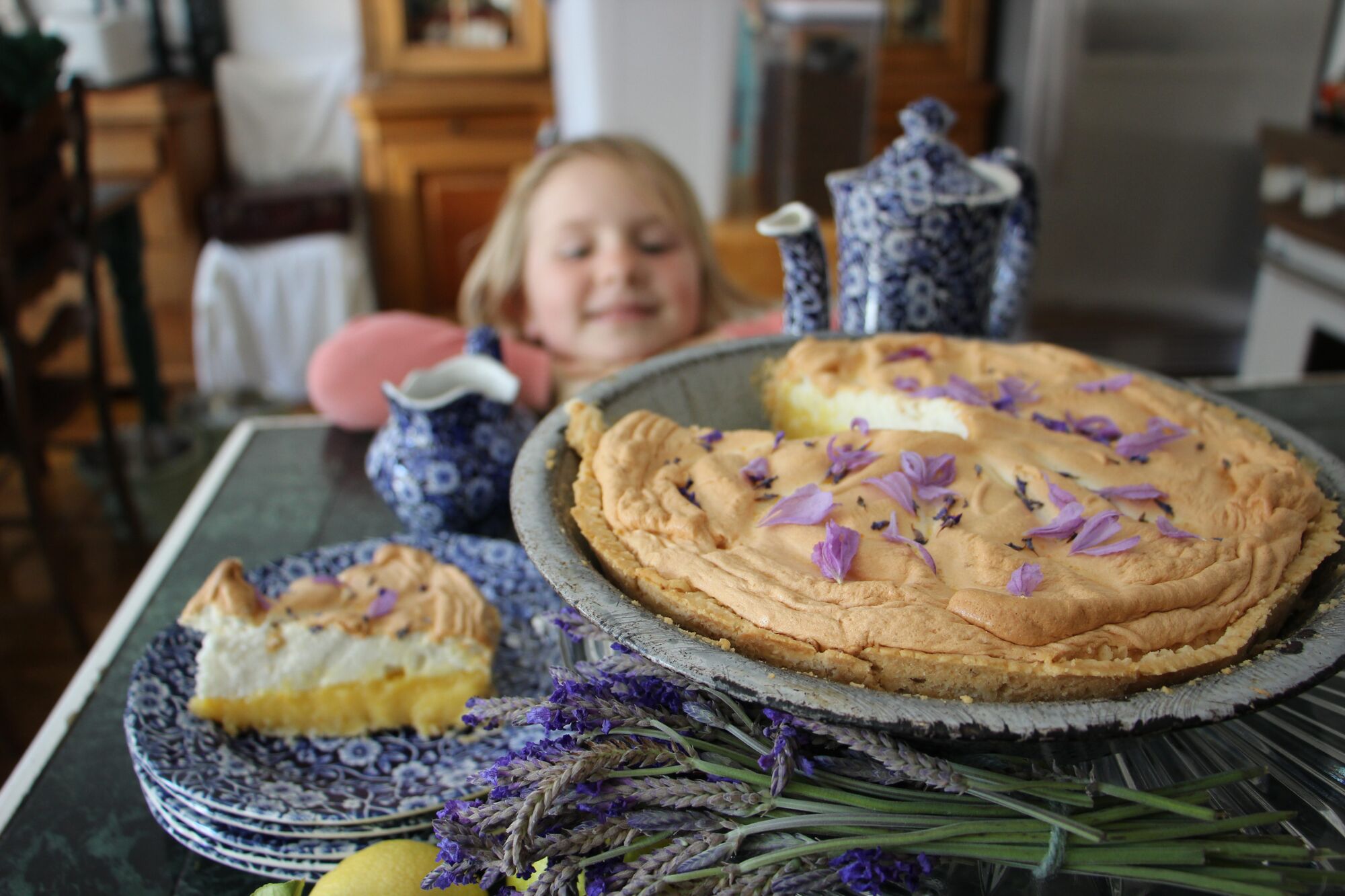 Lavender Lemon Meringue Pie