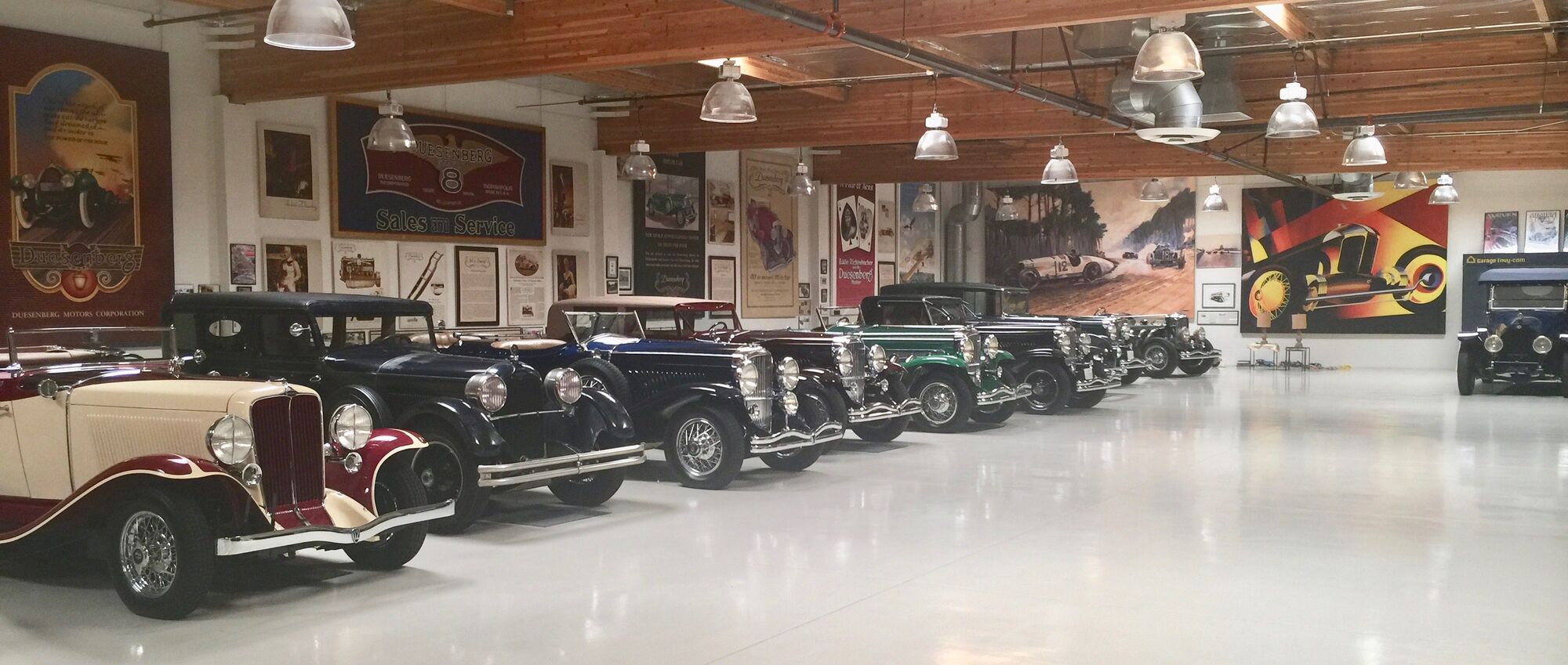 Comedian Jay Leno's garage is no joke