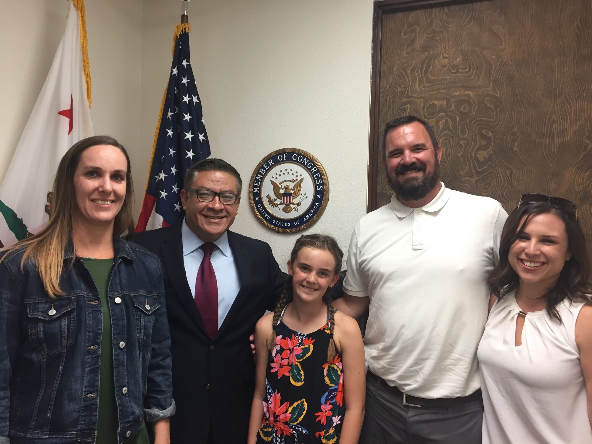 Local girl lobbies Carbajal on diabetes research