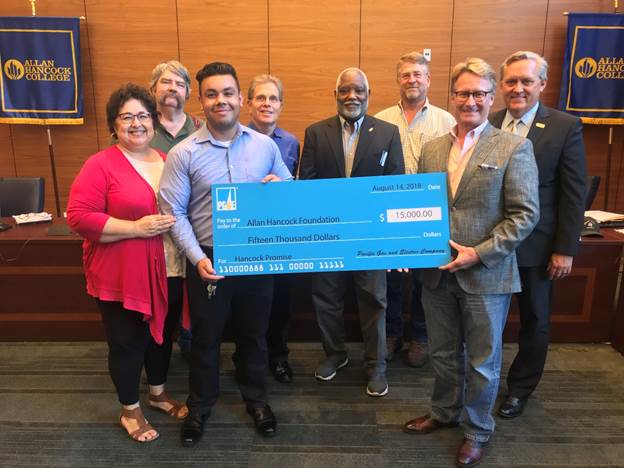 PG&E donates $15,000 for Hancock Promise