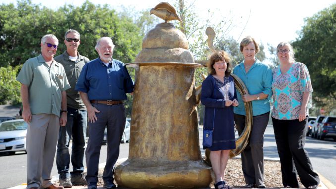 Stein sculpture removed amid accusations