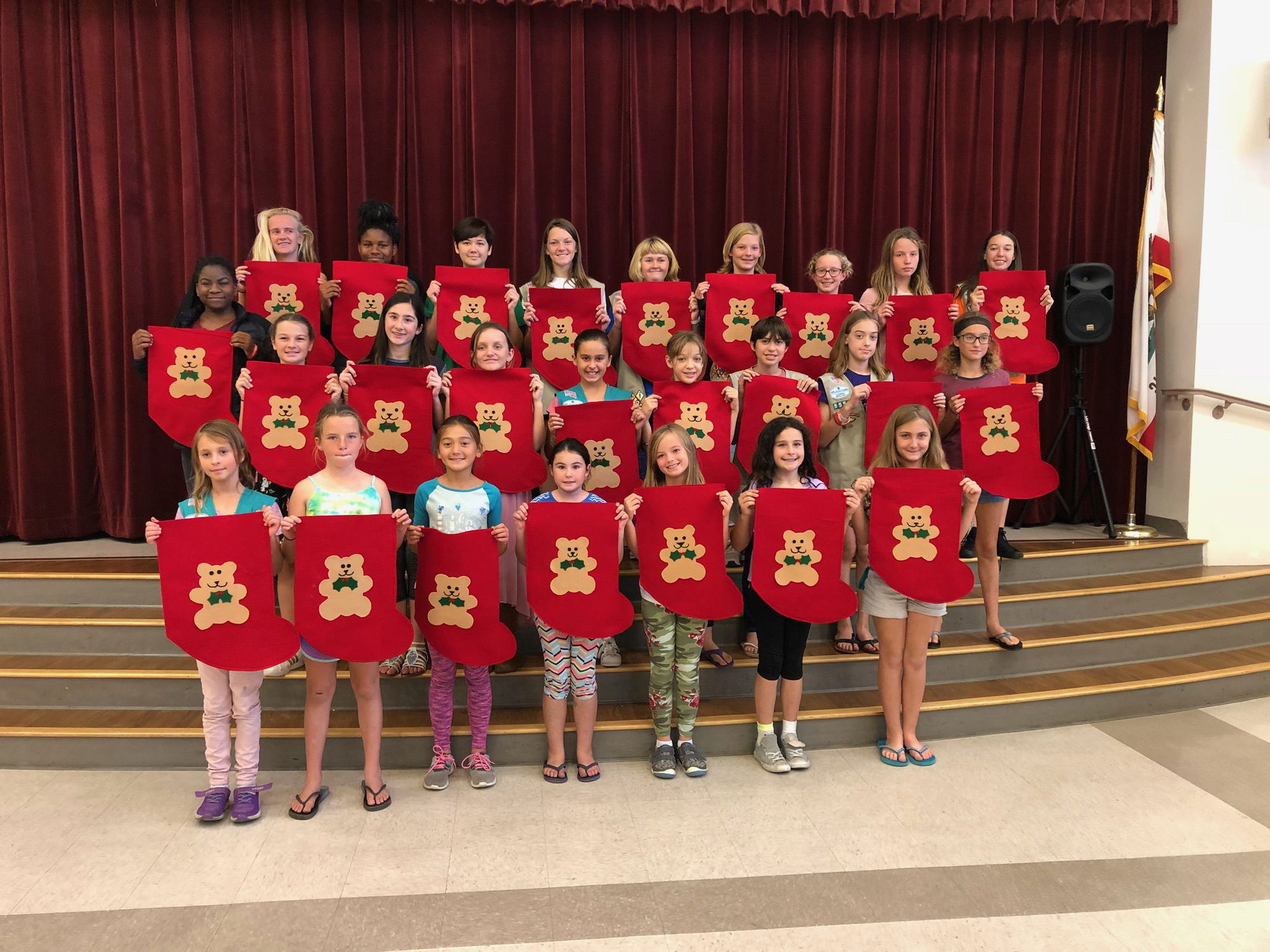 Girl Scouts making Christmas merrier