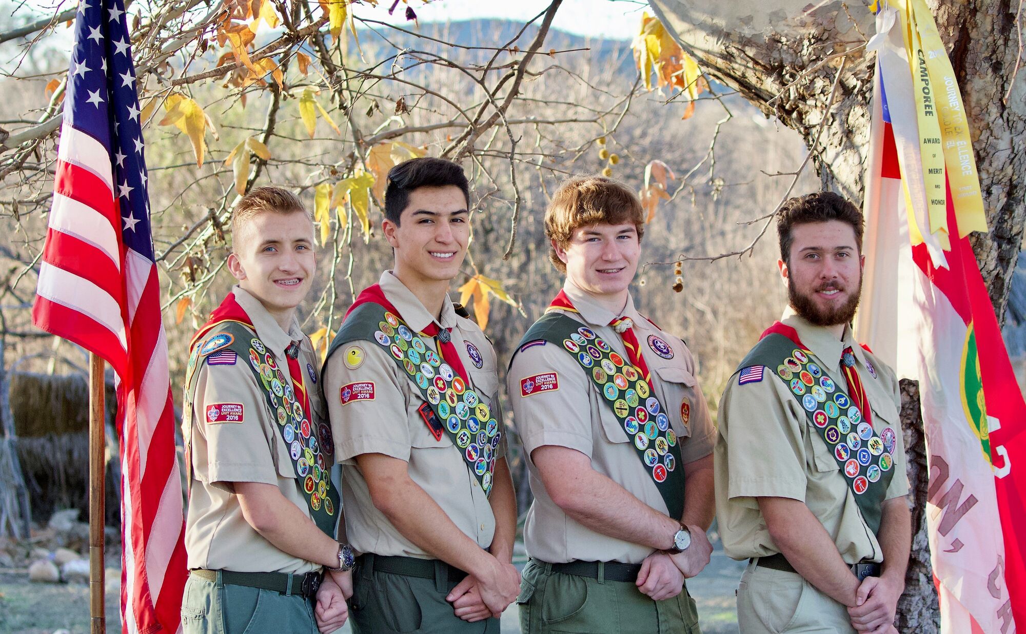 Scouts from Troop 42 achieve Eagle rank