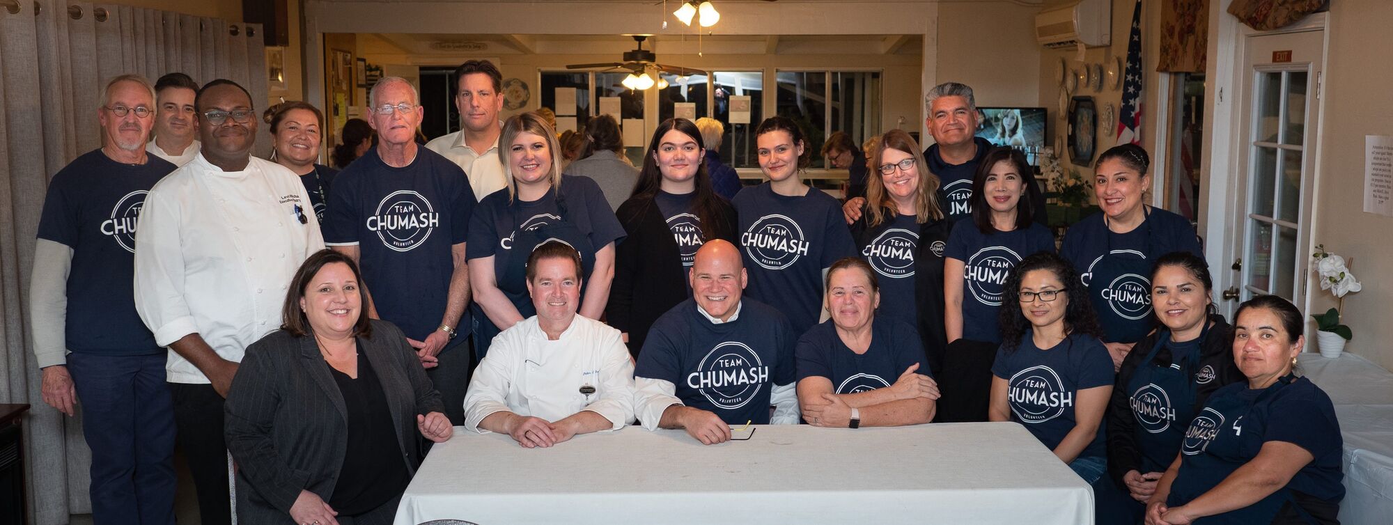 Team Chumash hosts dinner for Senior Center