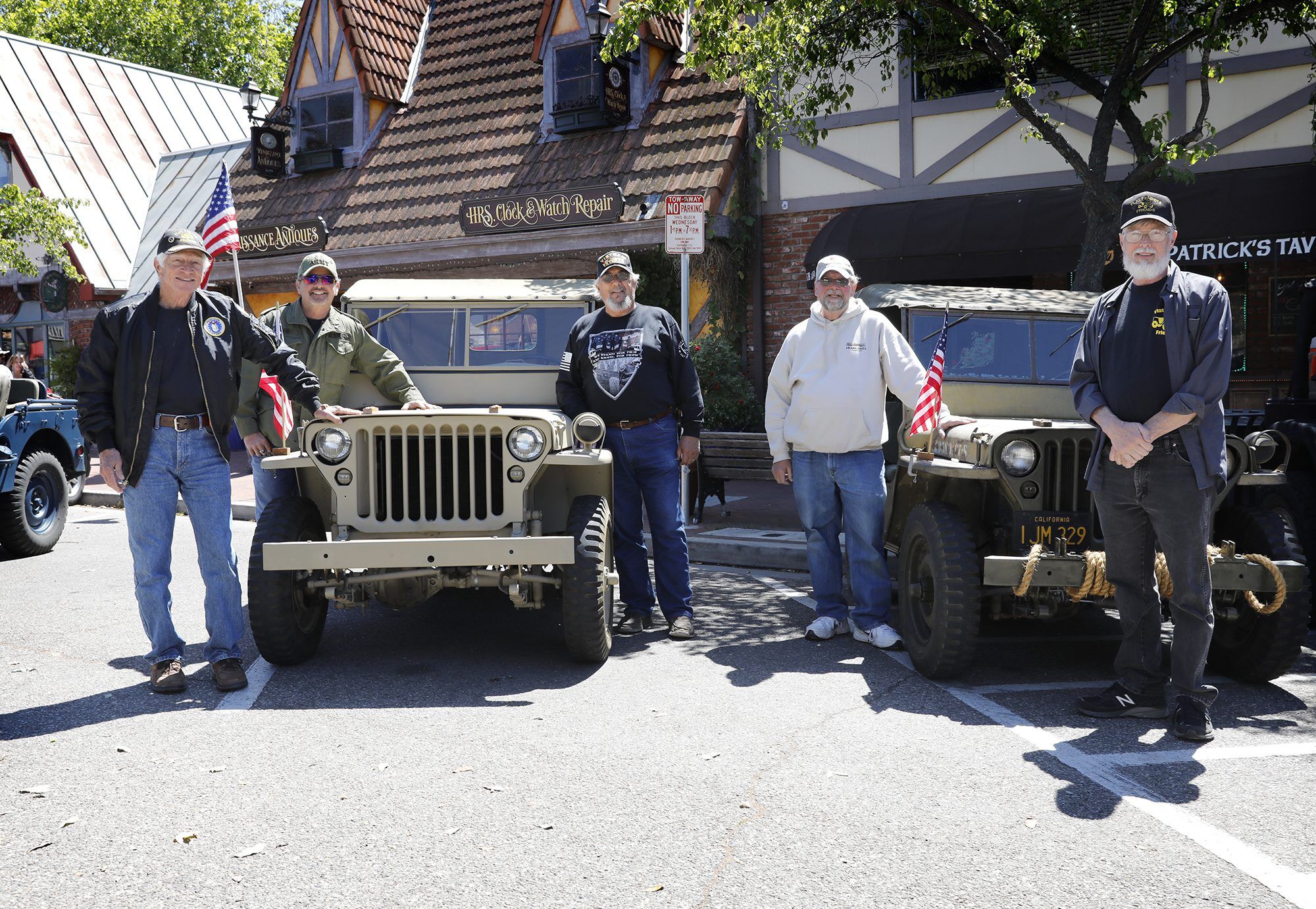 Flat Fender Friends love their military vehicles