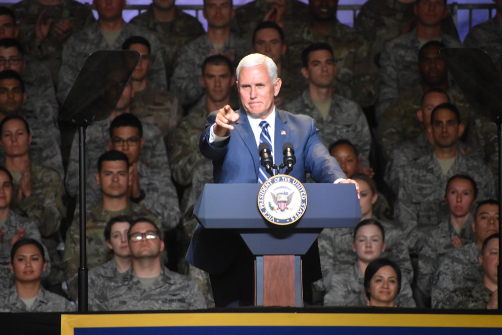 Vice President Mike Pence Touts Vital Role of Vandenberg Air Force Base