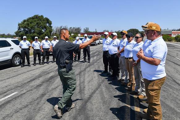 Mexican law enforcement officers get training at Hancock