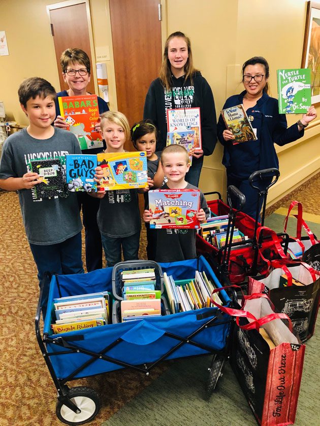 4-H Club’s donated books are just what the doctor ordered