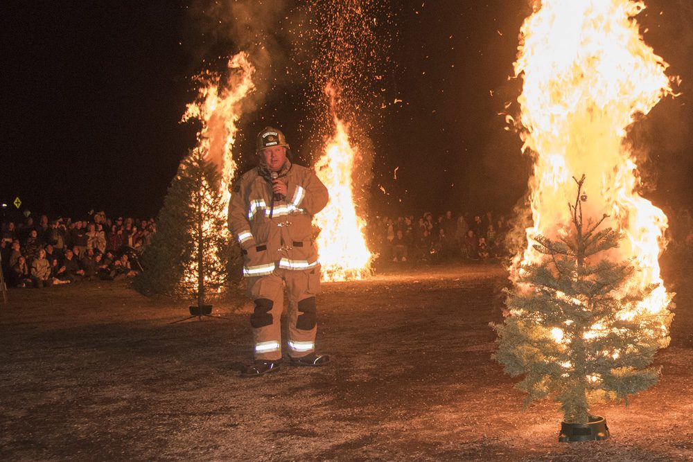 Tree burn closes holiday season in the valley