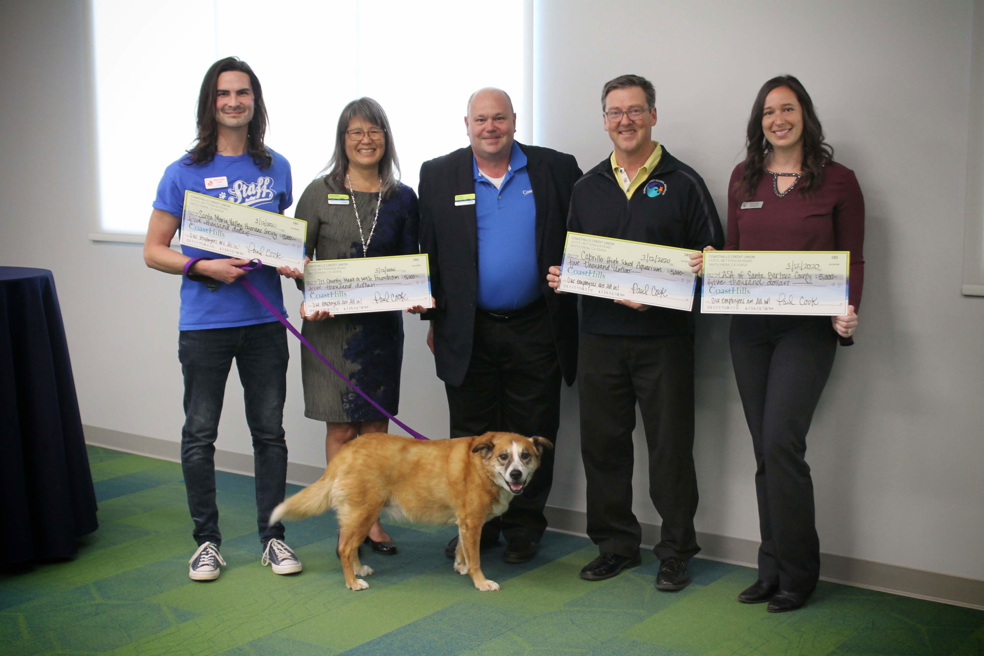 CoastHills Credit Union donates $25,000 to local charities