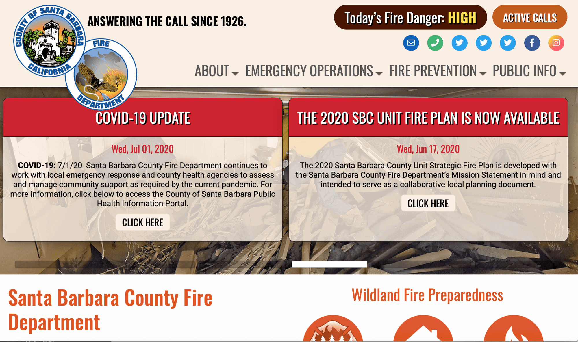 SB County Fire launches new website