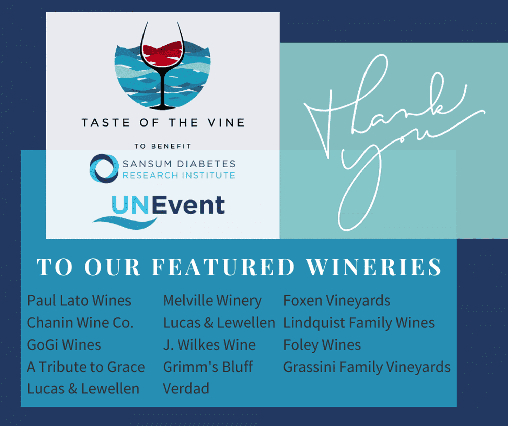 Sansum Invites Taste of the Vine ‘UnEvent’ Participants to Raise a Glass From Home