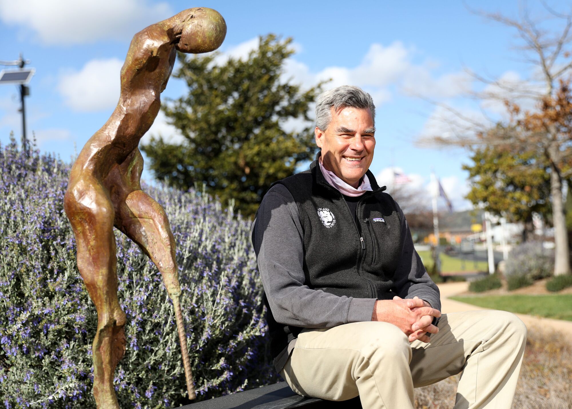 New sculptures honor wounded warriors on Avenue of Flags