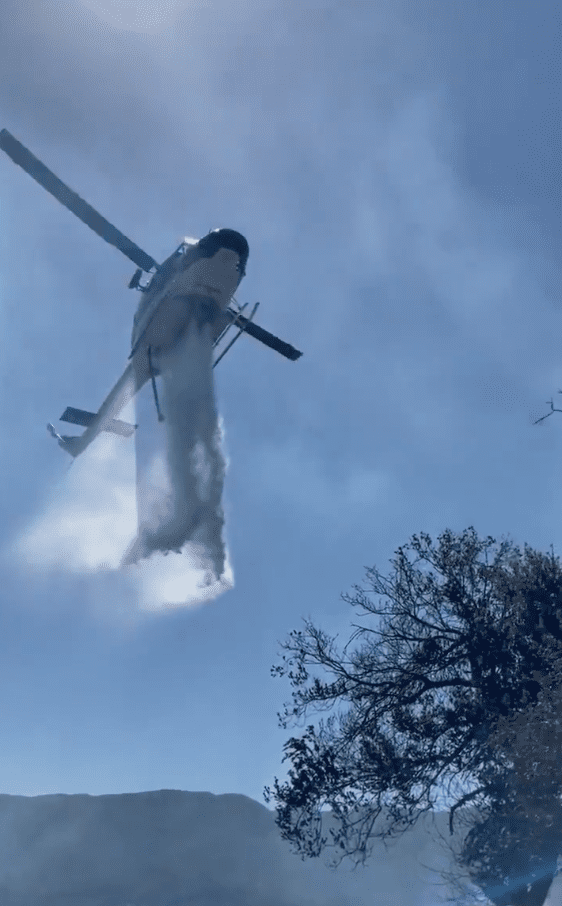 Brush fire reported near Lake Cachuma Friday