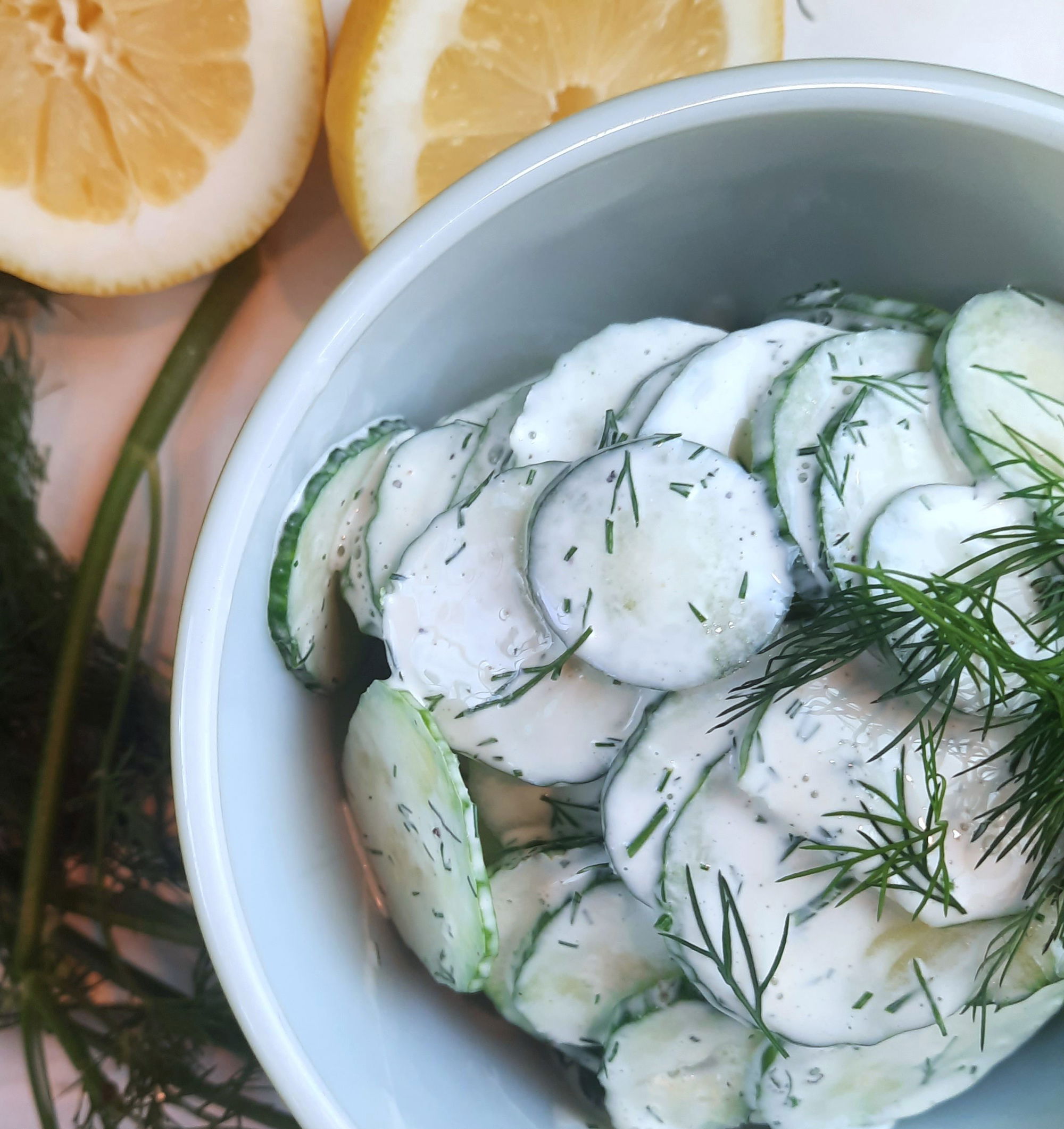 Creamy cucumber dill salad recipe dates back to 16th century