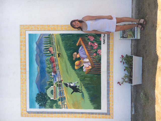 Buellton murals reminiscent of 1940s travel posters