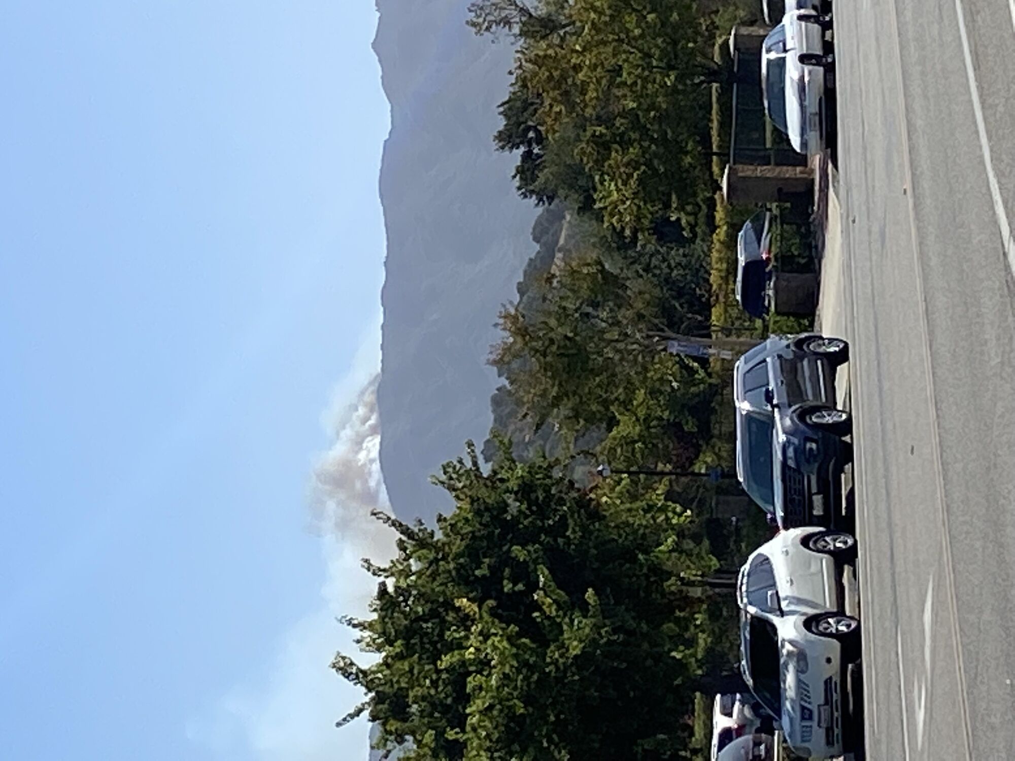 Vegetation fire reported in Santa Ynez Mountains